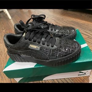 puma cali croc black